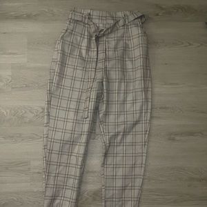 Plaid Flare Pants